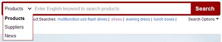 Products Dropdown