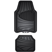Armor All 78840 Black Rubber Floor Mat - 4 Piece