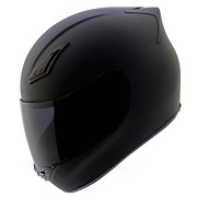 Duke Helmets DK-120 Full Face Helmet, Medium, Matte Black