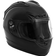 Fuel Helmets SH-FF0016 Full Face Helmet, Gloss Black, Large