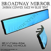 JDM Broadway Anti-Glare Blue Tint 240mm Convex Rear View Mirror