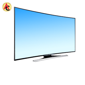 UHD TV adopts curved Samsung panel