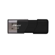 PNY Attaché 64GB USB 2.0 Flash Drive - P-FD64GATT03-GE