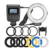 Neewer 48 Macro LED Ring Flash Bundle with LCD