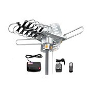 Vilso TV Antenna Outdoor Amplified - Motorized 360-Degree Rotation