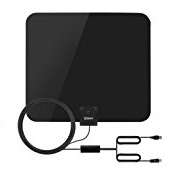 Esky 50 Miles Range Ultra-Thin Indoor Digital HDTV Antenna