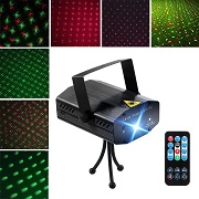 LED Projector Laser Lights, Blingco Mini Auto Flash RGB Led