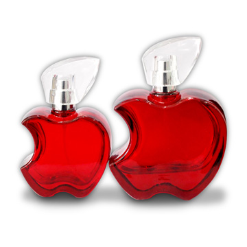 red apple perfume bottle