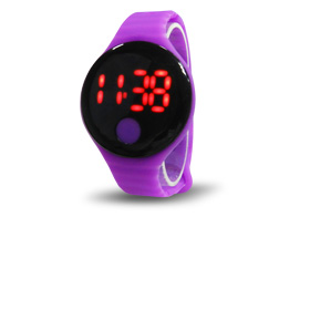 Digital watch features LED touchscreen