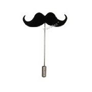Sorella'z Mustache Lapel Pin