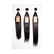 16, 18, 20in Straight 100% Virgin Brazilian Hair Extension, Unprocessed