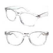 White Clear Wayfarer Style Reading Glasses