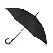 Totes Auto Open Wood Stick Umbrella