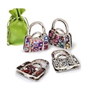 BMC 4-Piece Themed Handbag Hanger Hook Set