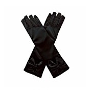DreamHigh Girls' Stretch Satin Long Finger Dress Gloves
