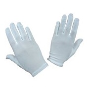 N'Ice Caps Girls' Stretch White Special Occasion Parade Gloves