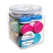 Contact Lens Case, Color Case, Value Pack (Pack of 12)