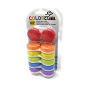 Contact Lens Case, Value Pack, Multicolor (Pack of 6)