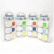 Flip n Slide, Contact Lens Case, Flip Top (Four 3-packs)