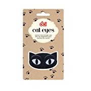 DCI Cat Eyes Contact Lens Case, Black/Pink