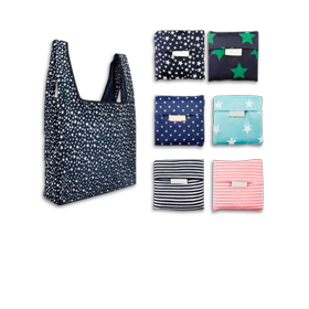 Foldable, reusable shopping bag