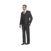 Mens 2-Button 3-Piece Slim-Fit Suit