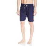 U.S. Polo Assn. Men's Solid Peached Microfiber Boardshorts