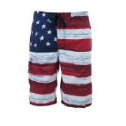 Men's American Flag Boardshorts (Assorted Designs)