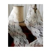 Lace Ribbon in Ivory- 4inx10yd