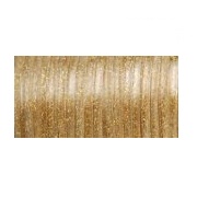 Pepperell Rexlace Plastic Craft Lace, 3/32in Wide, Gold Sparkle
