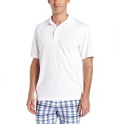 PGA Tour Men's Golf Air Flux Short-Sleeved Solid Polo Shirt
