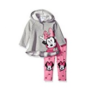 Disney Baby Girl's 2-Piece Minnie Mouse Hooded Pullover Set