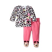 Disney Baby Girl's Minnie Mouse Fleece Jacket and Pant Set