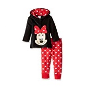 Disney Baby Girl's Minnie Mouse Hoodie and Printed Jogger Set