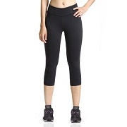 Baleaf Women's Yoga Capri Leggings Inner Pocket Non See-Through