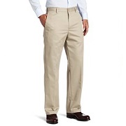 Izod Men's American Chino Flat Front Straight-Fit Pants