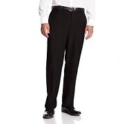 Haggar Men's eCLo Stria Expandable-Waist Dress Pants