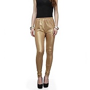 Legis Polycotton Shimmer Golden Women's Leggings