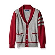 Andy & Evan Boys' Varsity Cardigan With Pockets