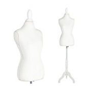 Best Choice Products White Female Mannequin Torso Dress Form