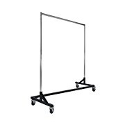 Econoco Commercial Rolling Z Rack, Square Tubing