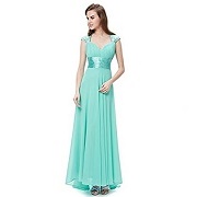 Ever Pretty Chiffon Sexy V-neck Ruched Empire Line Evening Dress Ever Pretty Chiffon Sexy V-neck Ruched Empire Line Evening Dress