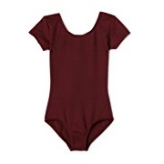 Capezio Girls' Team Basic Short-Sleeved Leotard
