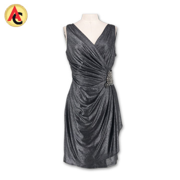 Shirred Evening Dress
