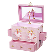 Ballerina Treasure Music Box