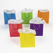 1 Dz Paper Gift Bags - Medium 9 Inch - 12 Bags