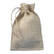4 X 6 Burlap Bags with Drawstring - Lot of 24