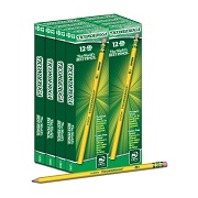 Dixon Ticonderoga Wood-Cased #2 HB Pencils, Box of 96