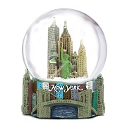 Skyline New York City Snow Globe Souvenir, 3.5 Inches Tall, 65mm