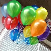 Woodi 12 Inches Assorted Color Balloons (144 Pcs)
